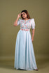 Light Blue Bemberg Silk Gown