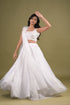 Pure White Net Lehenga