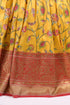 Yellow & Red Benaras Silk Lehenga
