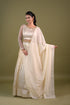 Off White Tissue Lehenga