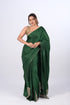 Green Modal Satin Saree