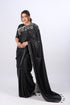 Black Modal Satin Saree