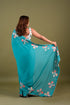 Sea Green Syska Georgette Saree
