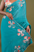 Sea Green Syska Georgette Saree