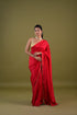 Red Viscose Saree