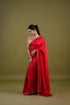Red Viscose Saree