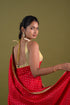 Red Viscose Saree