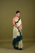 Pastel Green Shimmer Saree